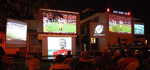 footbal-video-projector