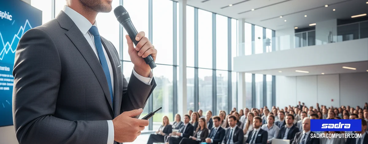 کاربرد متنوع میکروفن سخنرانی