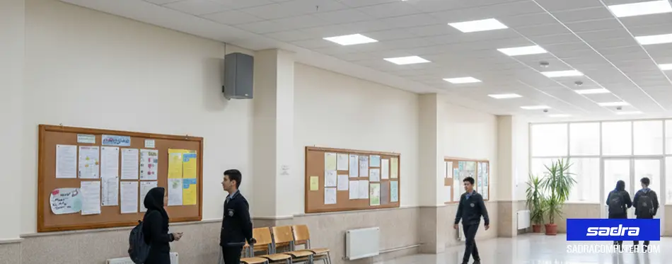 بلندگو مدرسه